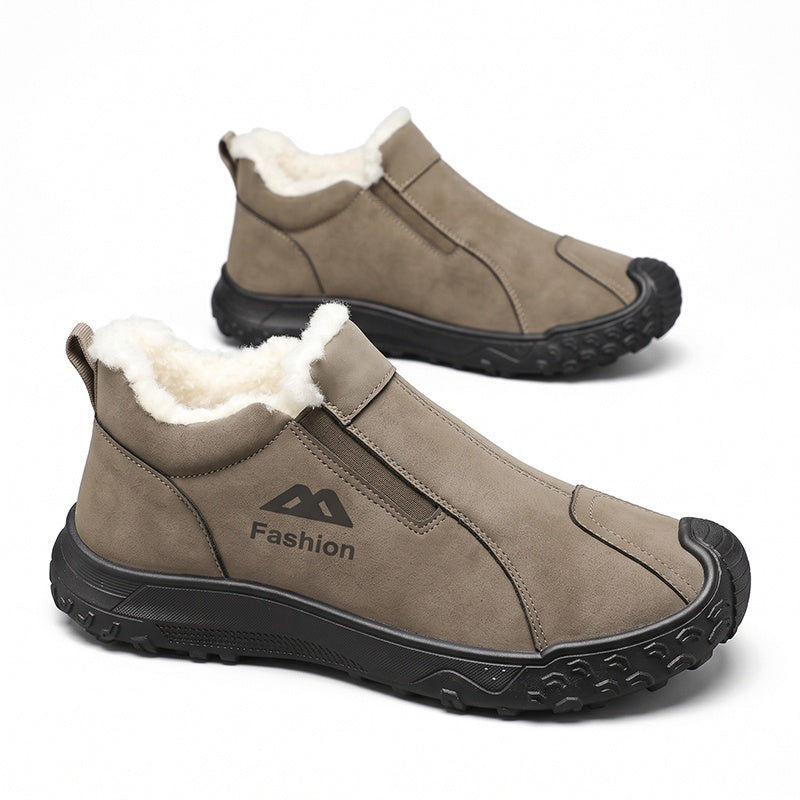 👕 Men's Winter Plush-Lined Walking Shoes