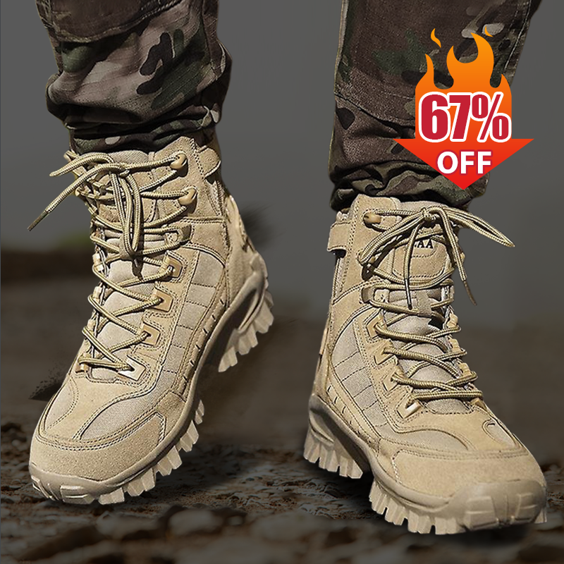 🔥 Tactical Sports Boots - Waterproof & Non-Slip Grip, Reinforced Toe for Outdoor/Training/Military Use ⚡📦