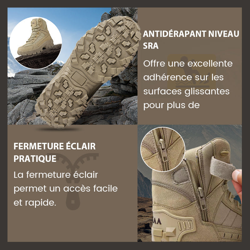 🔥 Tactical Sports Boots - Waterproof & Non-Slip Grip, Reinforced Toe for Outdoor/Training/Military Use ⚡📦