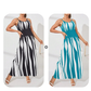 ROCHIE LUNE PRINTATĂ TIP CORSET MAXI