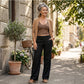 ✨ 🌺💐Pantalon eleganți de costum evazați pentru femei
