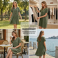 🍃☁️ Rochie casual cu decolteu în V pentru femei