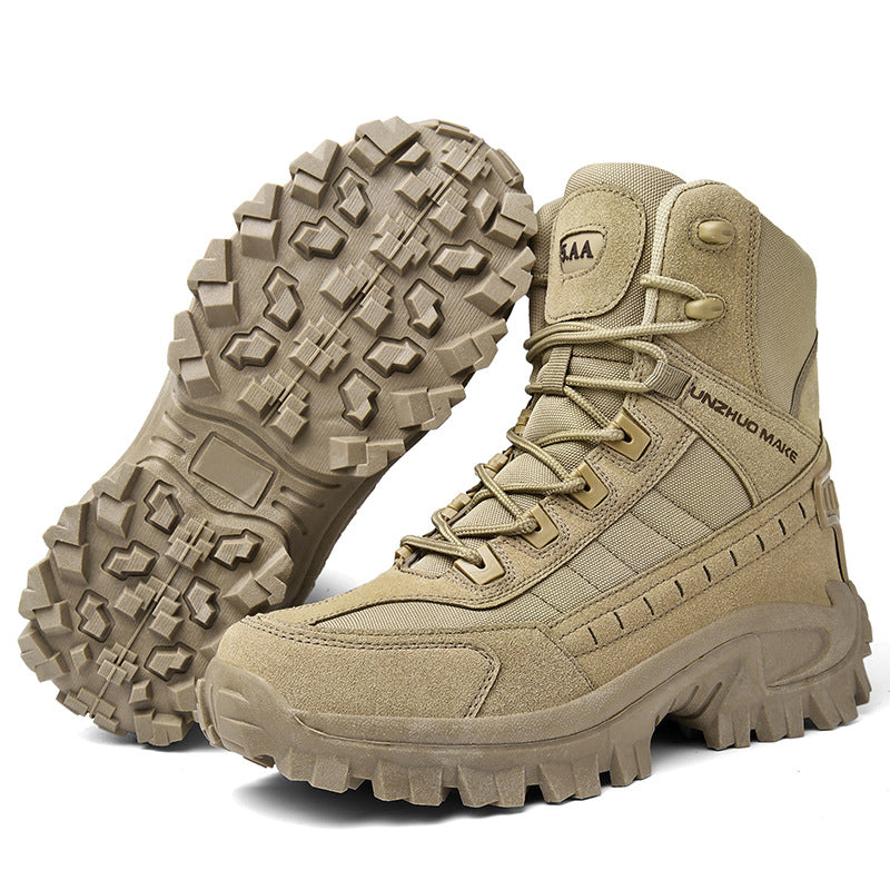 🔥 Tactical Sports Boots - Waterproof & Non-Slip Grip, Reinforced Toe for Outdoor/Training/Military Use ⚡📦