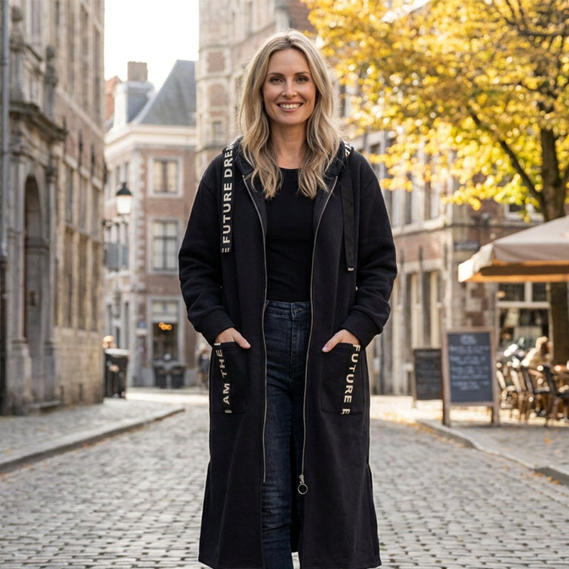 Add Cozy Style Instantly! Oversize Hooded Sweatshirt Coat for Women