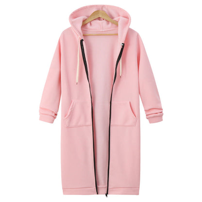 🔥✨Women's Casual Zip up Fleece Hoodies Tunic Sweatshirt