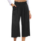 💫 Pantaloni lungi de zi din in pentru femei
