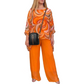 💞Set colorat de vară pentru femei din sifon colorat din 2 piese