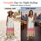 ✨ 👗💝 Fustă lungă de vară pentru femei, vopsită în stil tie-dye
