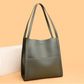 🧢 👜 Geantă mare din piele cu piele PU | Capacitate mare | 5 culori | Geantă de damă✨