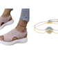 👡🌬️ Sandale cu platformă tricotate și respirabile pentru femei – Ușoare și moi ✨