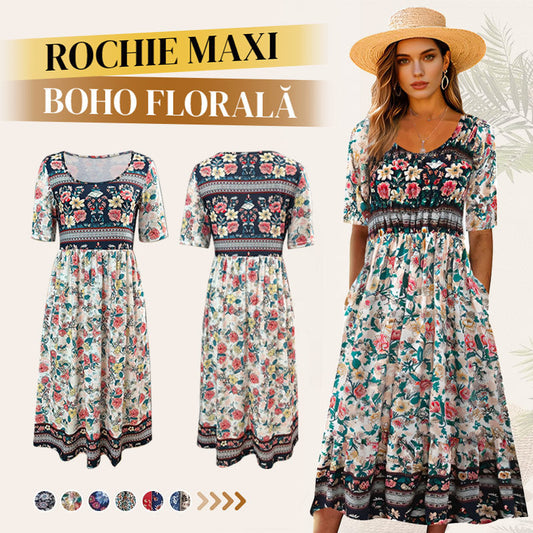 🌞 Rochii de vară cu imprimeu boho
