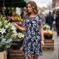 Rochie din șifon cu imprimeu floral