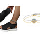 👡🌬️ Sandale cu platformă tricotate și respirabile pentru femei – Ușoare și moi ✨