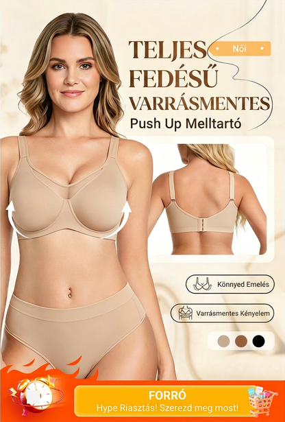 💐Elegáns, áttetsző, teljes fedésű, plus size női melltartó