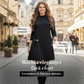 💝Rochie elegantă cu mâneci lungi și pliuri