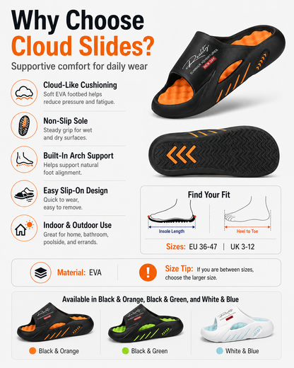 🔥Stop Foot Pain! Cloud-Like Memory Foam Slides – Arch Support for All-Day Standing 🦶