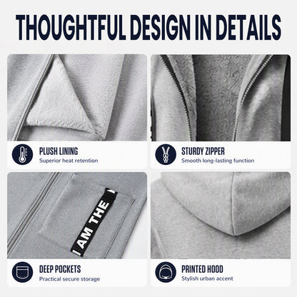 Add Cozy Style Instantly! Oversize Hooded Sweatshirt Coat for Women
