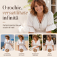 Rochie elegantă cu decolteu în V și detalii cu dantelă decupată