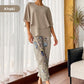 💖Set pantaloni imprimați și top cu gât rotund pentru femei