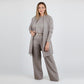 ⏰Set elegant din 3 piese, incluzând cardigan lung, top și pantaloni💞