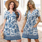 💃 Rochie casual cu imprimeu pentru femei
