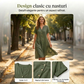 🍃☁️ Rochie casual cu decolteu în V pentru femei