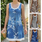 👗☀️ Rochie de damă din denim cu imprimeu