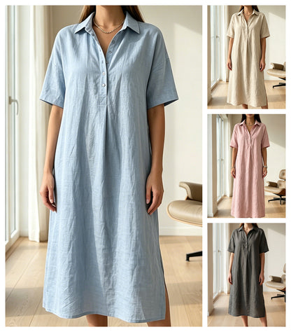 Rochie din amestec de in