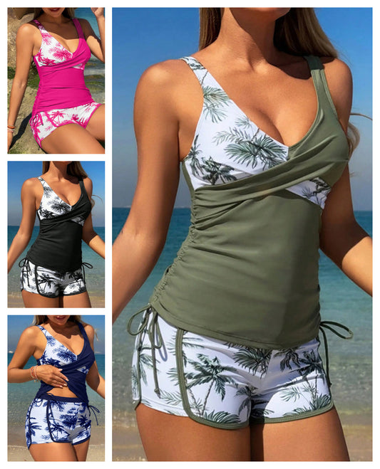🌺Set din două piese – un costum de baie sexy și modern