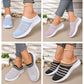 👟 Papuci tip mule pentru femei, din plasă respirabilă, cu sistem slip-on
