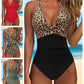 🥳 Promoție fierbinte 2026 🥳 Costum de baie întreg sexy cu imprimeu leopard