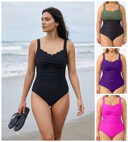 🩱Costum de baie sexy dintr-o singură piesă pentru femei cu mărime mare