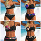 🌺👙 Costum de baie bikini cu imprimeu senzual