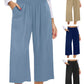 💫 Pantaloni lungi de zi din in pentru femei