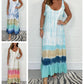 ✨ 👗💝 Fustă lungă de vară pentru femei, vopsită în stil tie-dye