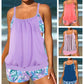 ❤️Set de două piese pentru femei: bluză tip tankini și pantaloni scurți