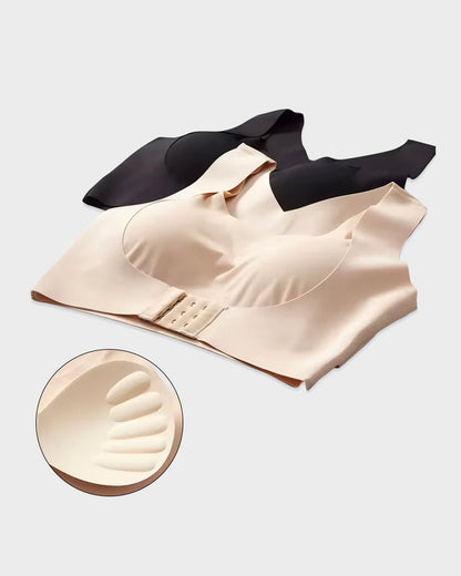 ⚡ Front-Close Cross-Back Support Bra – Wireless Comfort & All-Day Support 💕