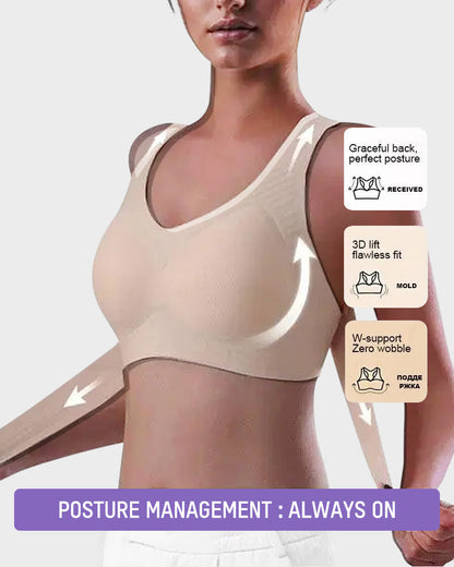 ⚡ Front-Close Cross-Back Support Bra – Wireless Comfort & All-Day Support 💕