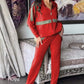 Set 2 piese casual de culoare solidă