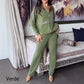 Set 2 piese casual de culoare solidă
