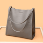 🧢 👜 Geantă mare din piele cu piele PU | Capacitate mare | 5 culori | Geantă de damă✨