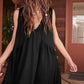 💃 Rochie mini de vară fără mâneci, cu decolteu în V, pentru femei