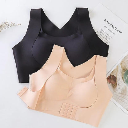 ⚡ Front-Close Cross-Back Support Bra – Wireless Comfort & All-Day Support 💕