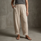 👖 Pantaloni lungi casual din bumbac și in pentru femei
