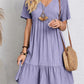 😍【S-3XL】👗Rochie lungă casual cu mânecă scurtă