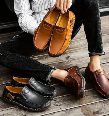 🔥Pantofi clasici și comozi pentru bărbați, din piele naturală.
