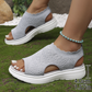 👡🌬️ Sandale cu platformă tricotate și respirabile pentru femei – Ușoare și moi ✨