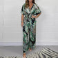💖2026 Femeii Fashion Leaf Print Jumpsuit