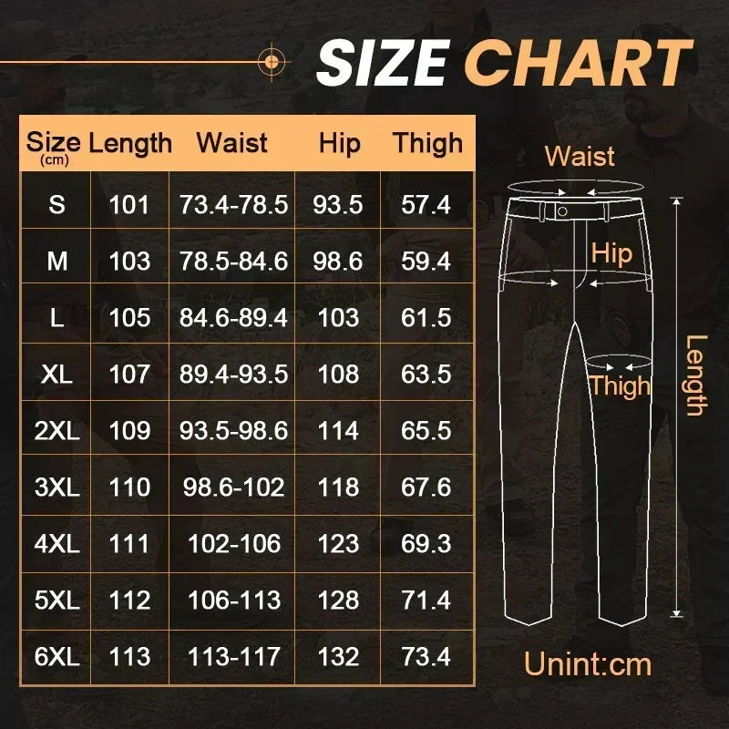 🎖️Multi-purpose Tactical Pants for Men 🏕️💪 Ultimate Durability & 8 Pockets, Ideal for Hiking, Work, Daily Wear. Get Yours!