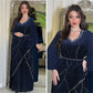 Rochie elegantă cu mânecă lungă pentru femei cu curea